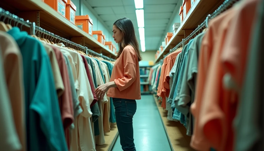 Visual context for advantages of shopping secondhand sustainable fashion