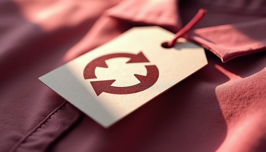 Illustration for secondhand fashion market circular economy