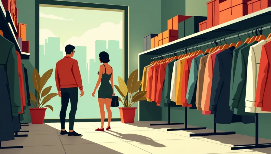 Illustration for best deals on secondhand luxury fashion