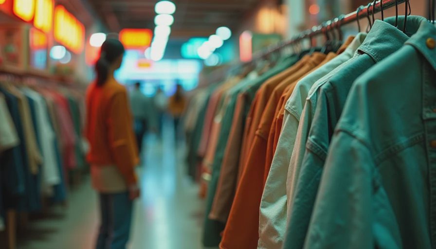 Visual context for secondhand clothing fashion